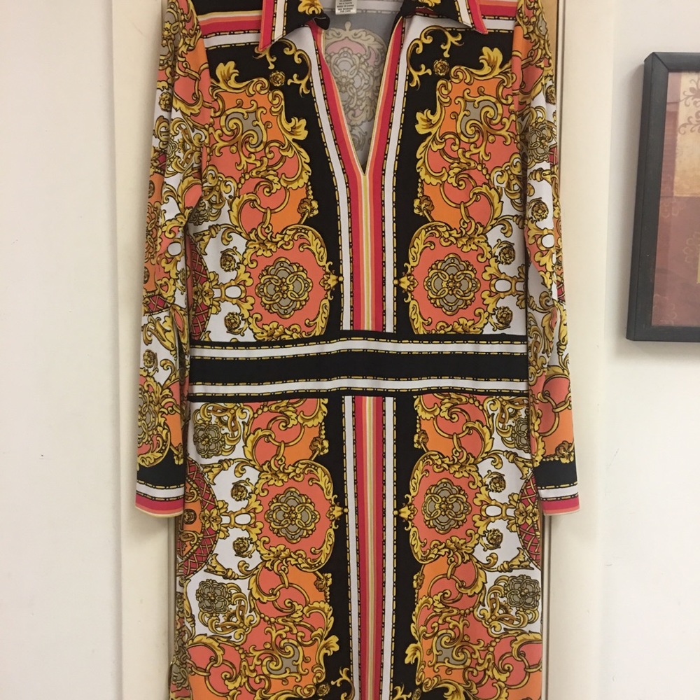 Cache Long Sleeve Dress